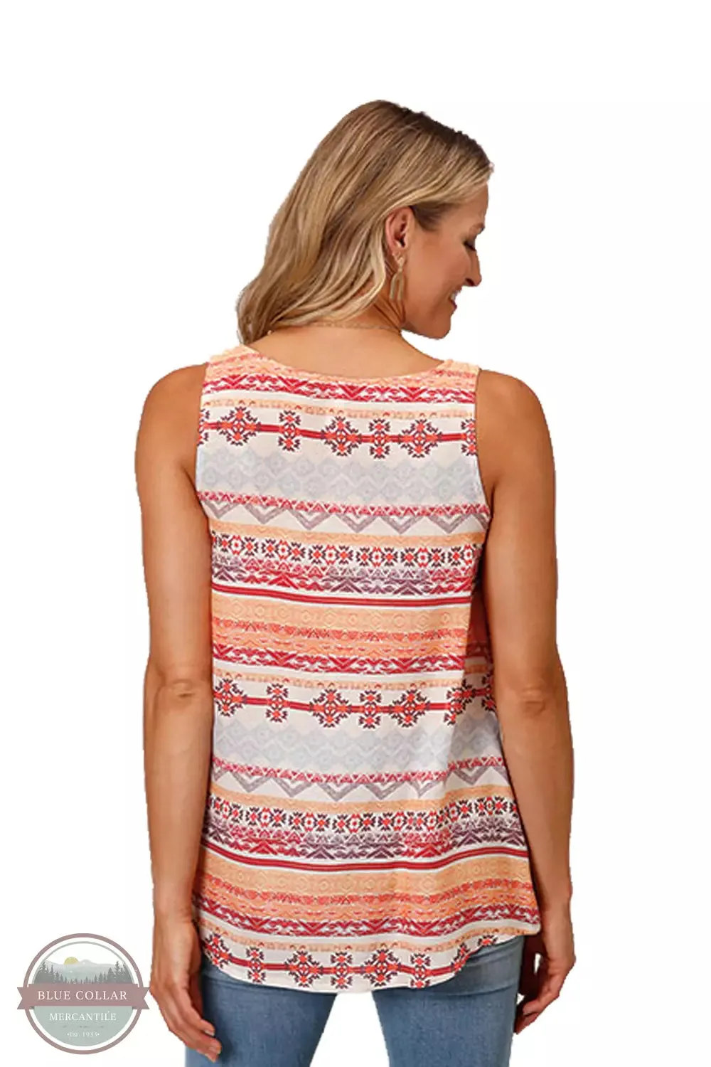 03-052-0590-0559 MU Western Aztec Print Tank Top