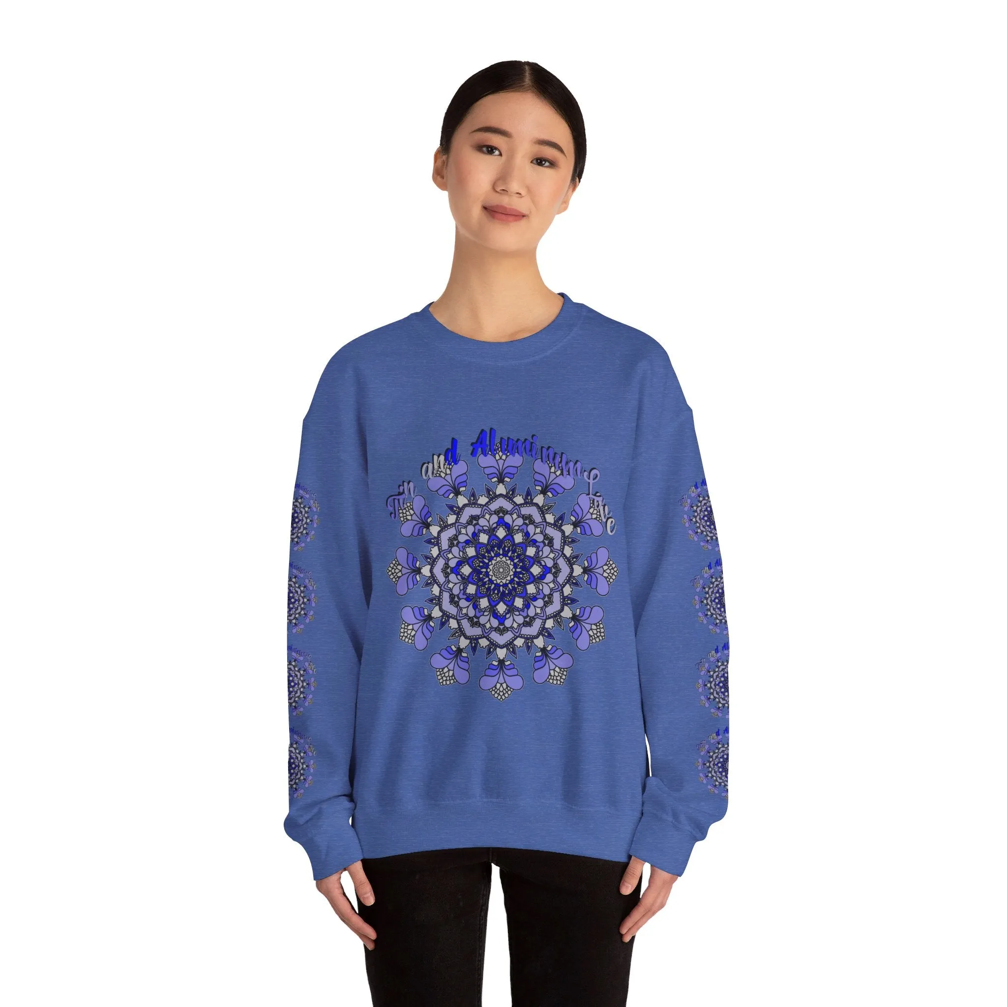 10th Anniversary Mandala Design Unisex Sweatshirt