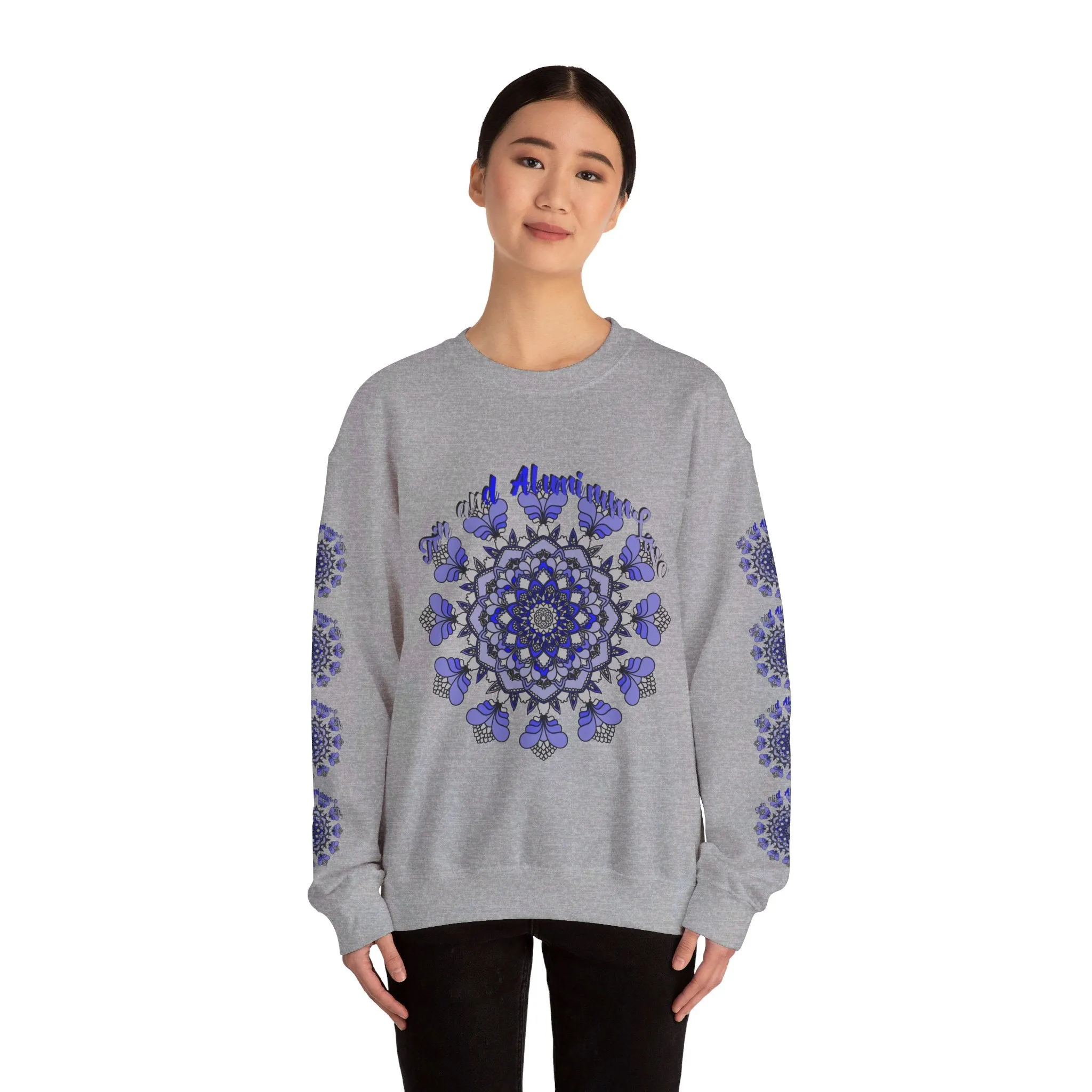 10th Anniversary Mandala Design Unisex Sweatshirt