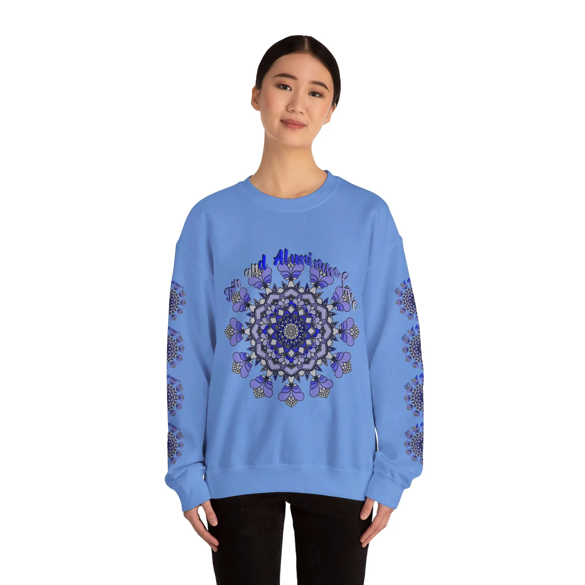 10th Anniversary Mandala Design Unisex Sweatshirt