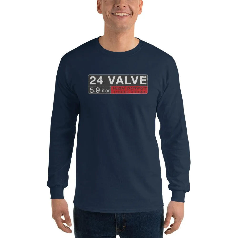 24 Valve 5.9 Diesel Engine Long Sleeve Shirt