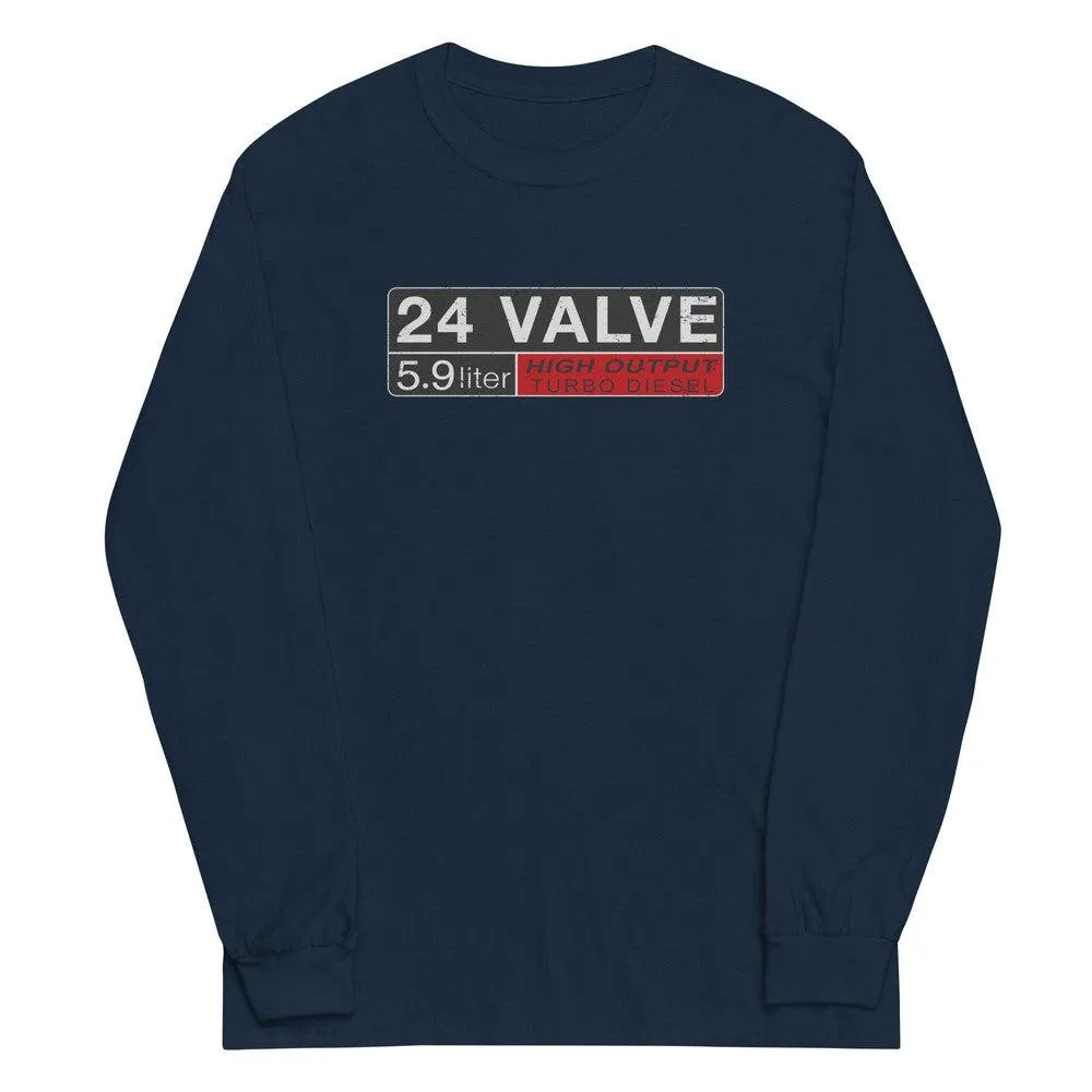 24 Valve 5.9 Diesel Engine Long Sleeve Shirt