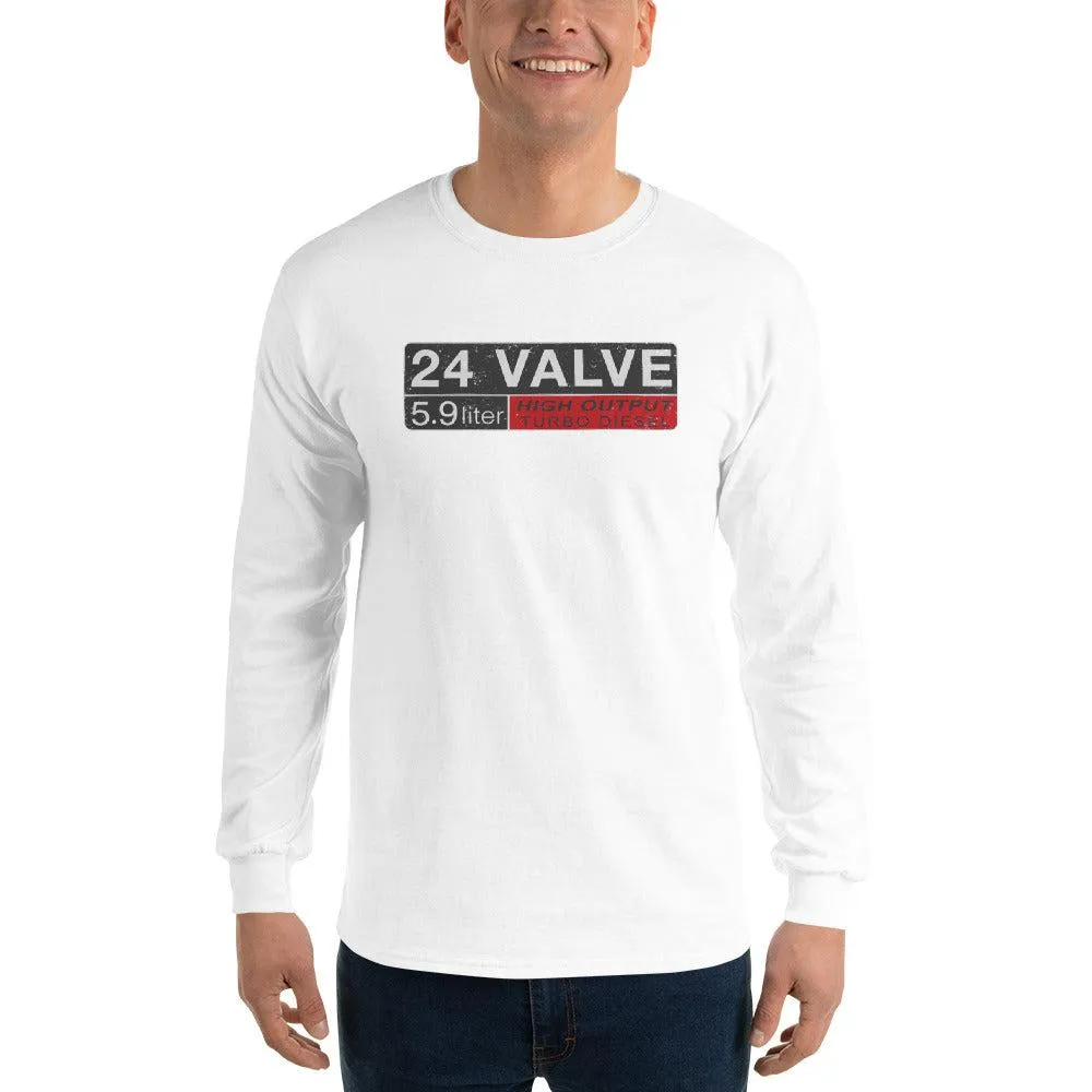 24 Valve 5.9 Diesel Engine Long Sleeve Shirt