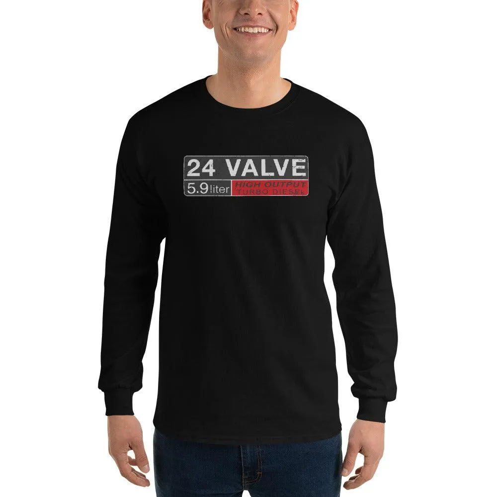 24 Valve 5.9 Diesel Engine Long Sleeve Shirt