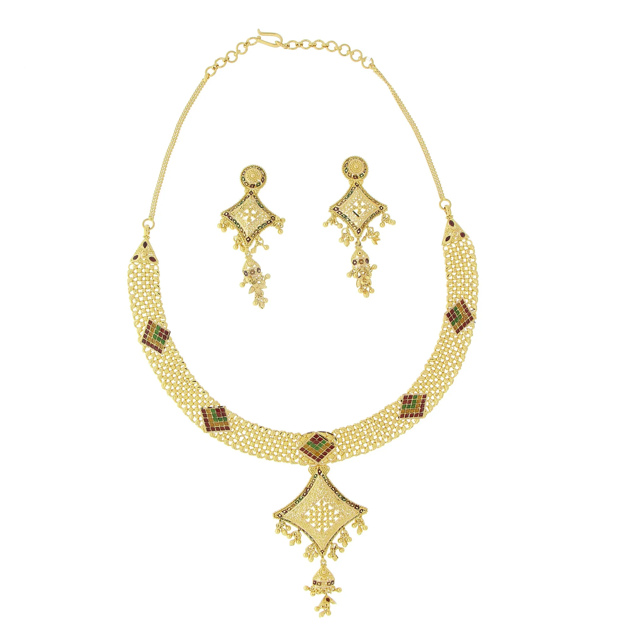 3-PIECE GOLD NECKLACE SET