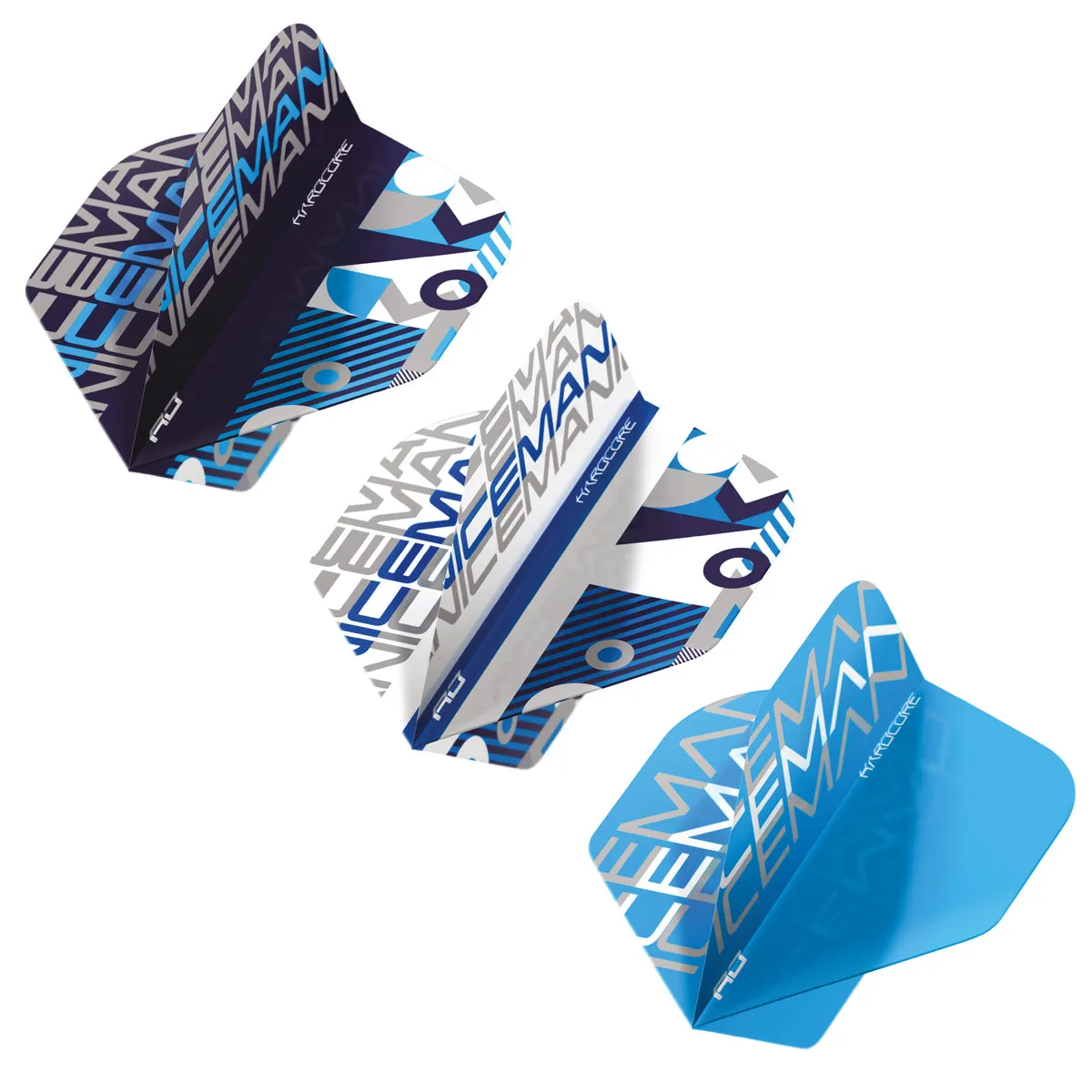 3 x Sets Iceman Multipack Standard Dart Flights by Red Dragon