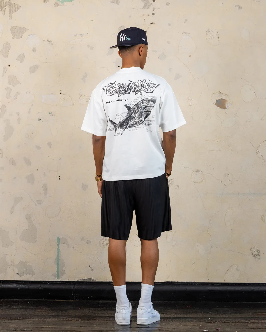 404 Riptide Vintage T-Shirt Off White