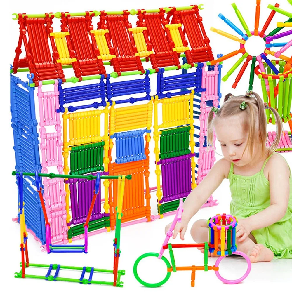 500pcs DIY Creative Intelligence Sticks Blocks Designer Construction Set Plastic Model & Building Blocks