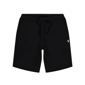 9-Inch Double-Knit Short Polo Black