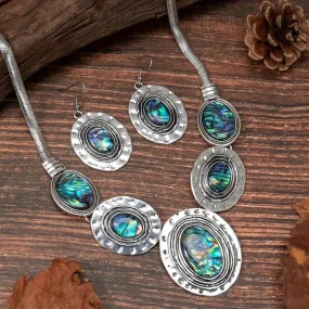 Abalone Shell Jewelry Sets only at Bling & Bloom's Boutique | Matching Earrings & Necklace