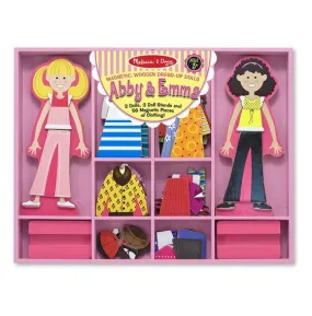 Abby & Emma Magnetic Dress Up Dolls