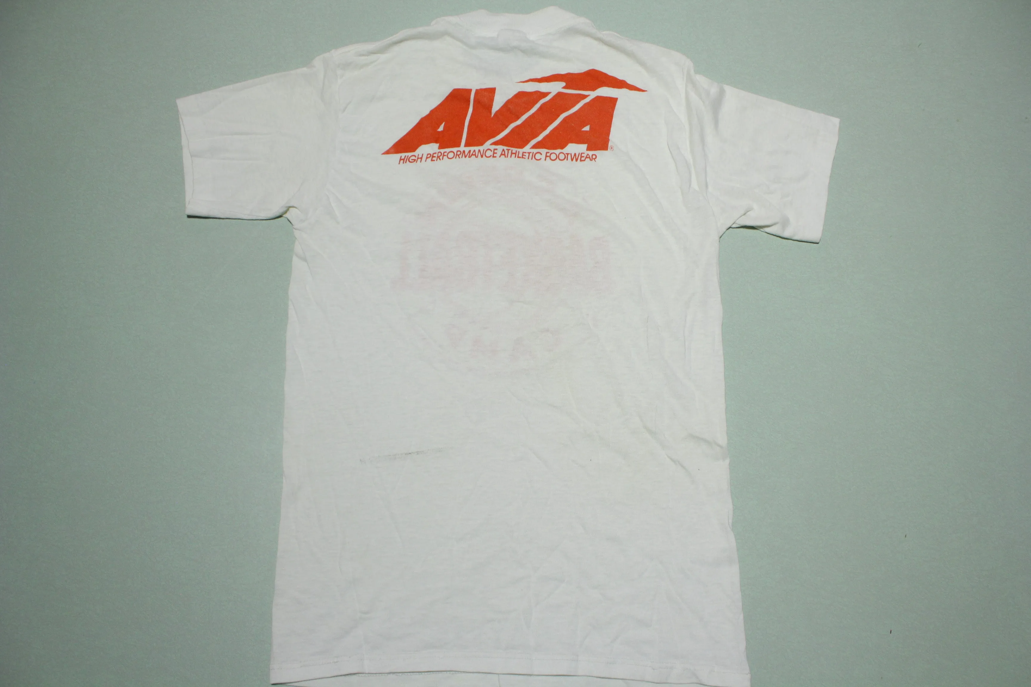 AC Green Basketball Camp Avia Vintage Single Stitch Touch Of Gold USA Made T-Shirt