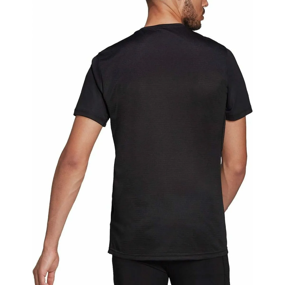 adidas Own The Run Short Sleeve Mens Running Top - Black