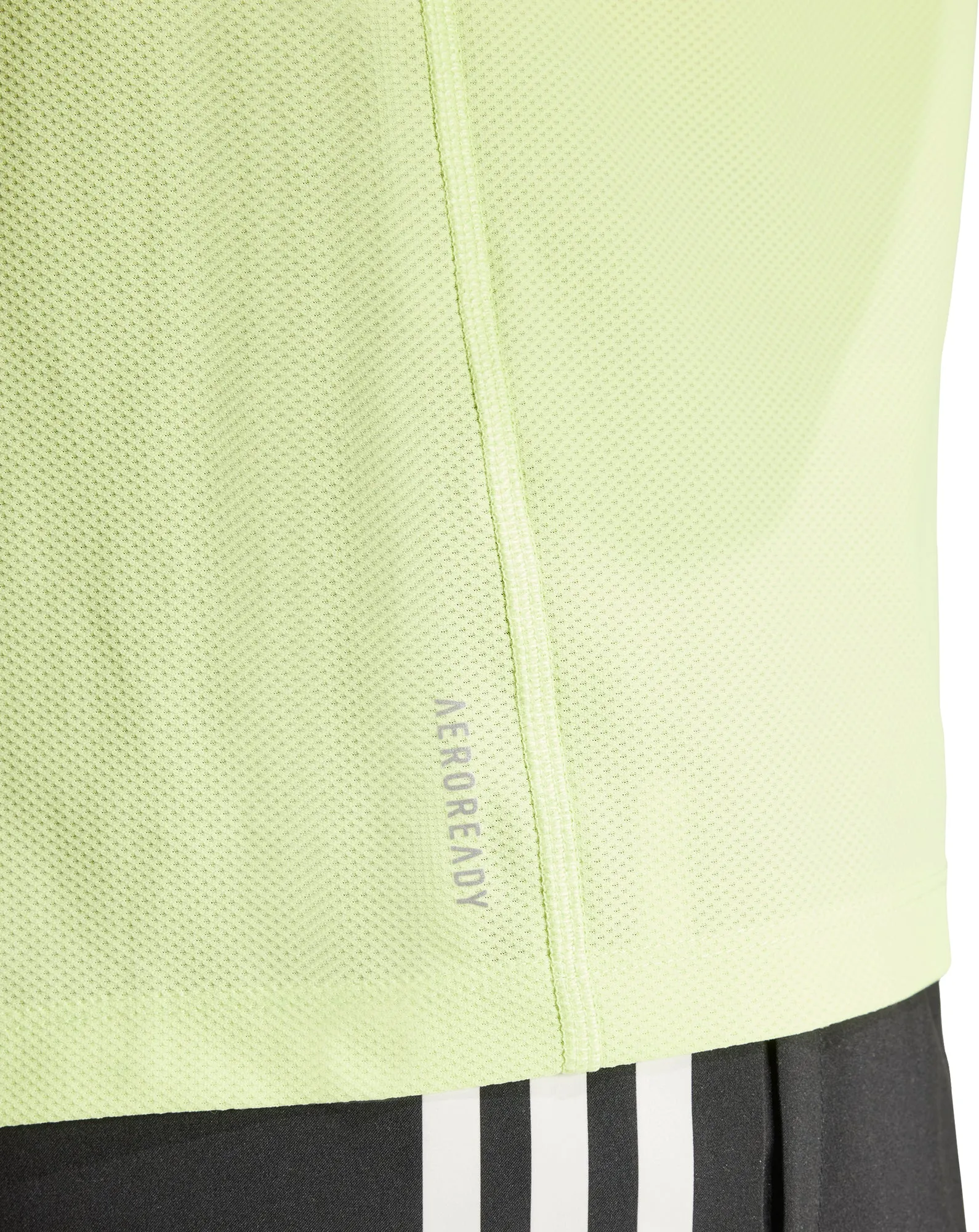 adidas Own The Run Short Sleeve Mens Running Top - Green