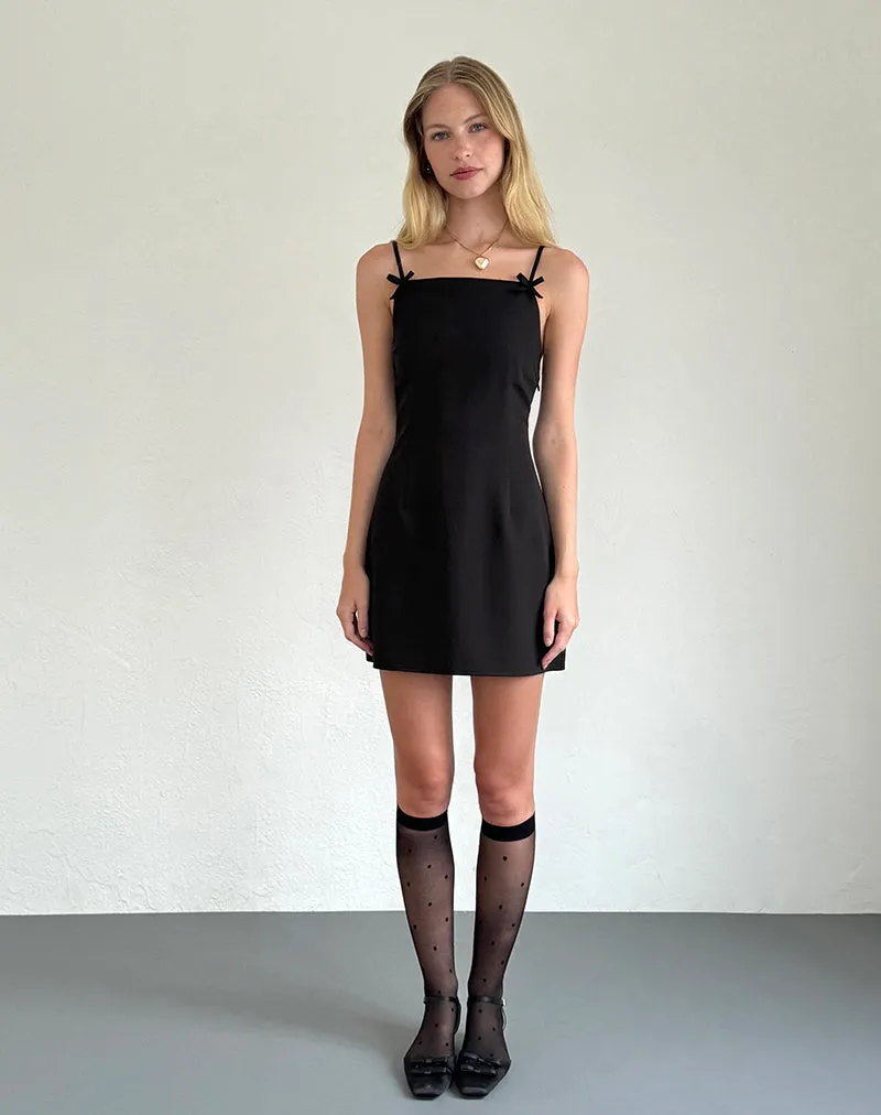 Aketi Mini Dress in Black