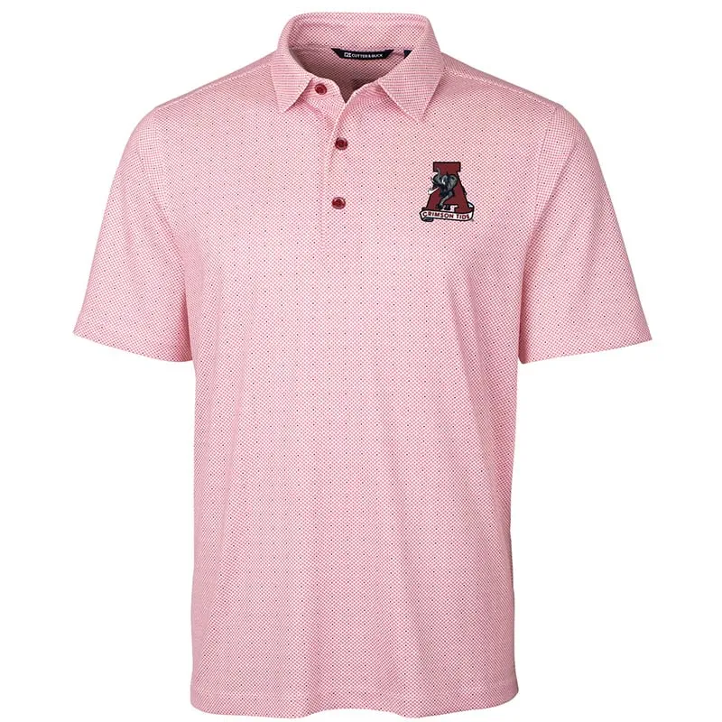 Alabama Double Dot Printed Stretch Polo