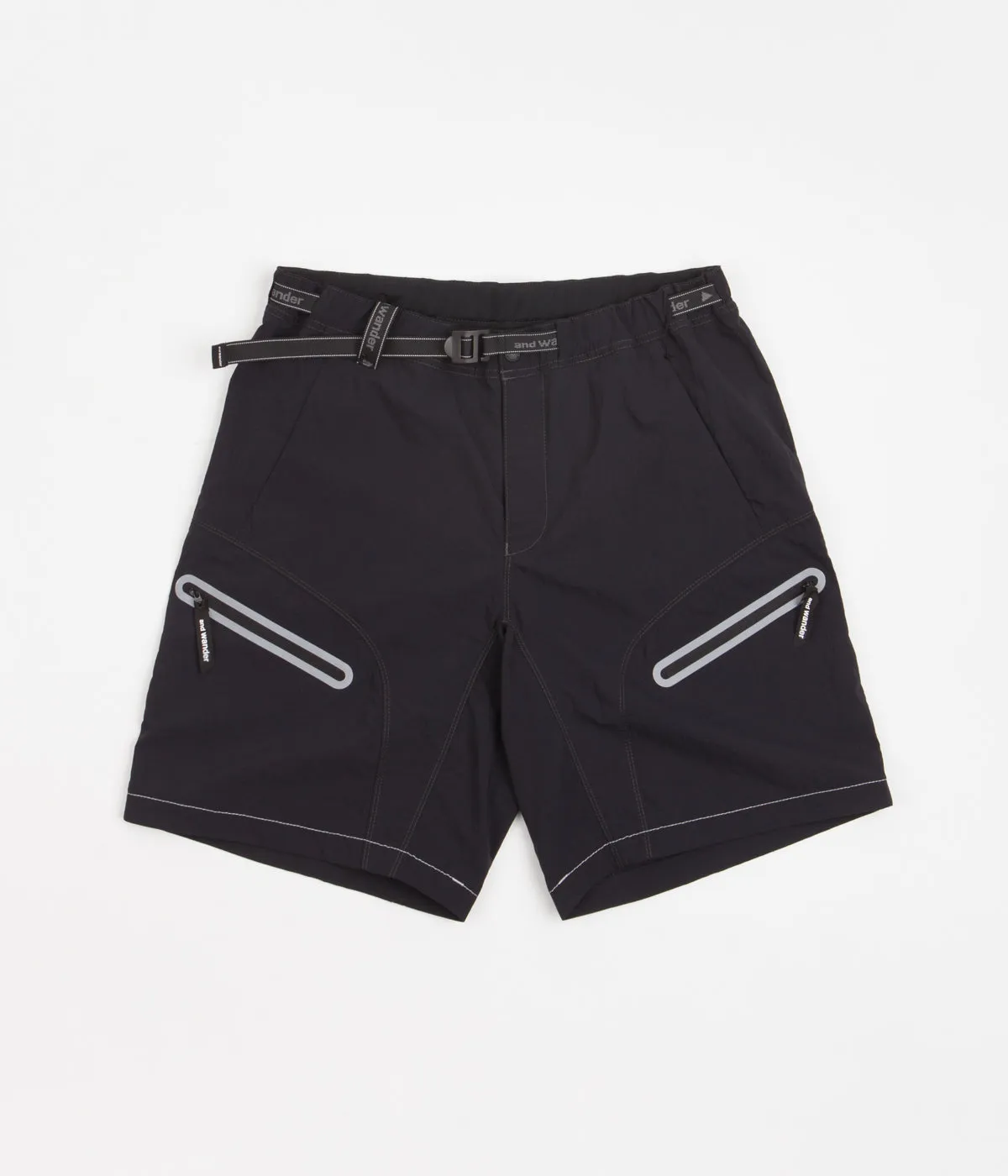 and wander Light Hike Shorts - Black