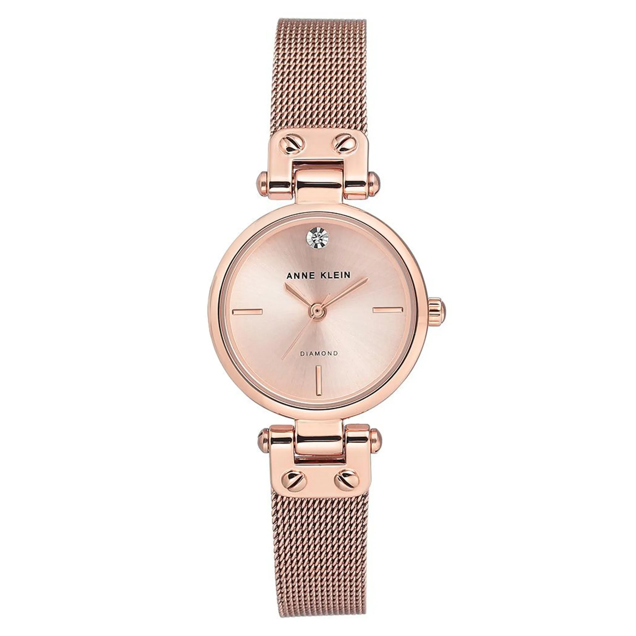 Anne Klein Rose Gold Mesh Women's Watch - AK3002RGRG