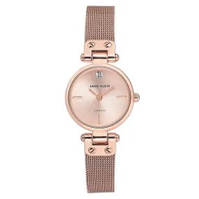 Anne Klein Rose Gold Mesh Women's Watch - AK3002RGRG