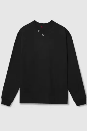 ASRV Tech Essential™ Relaxed Long Sleeve Tee - Black