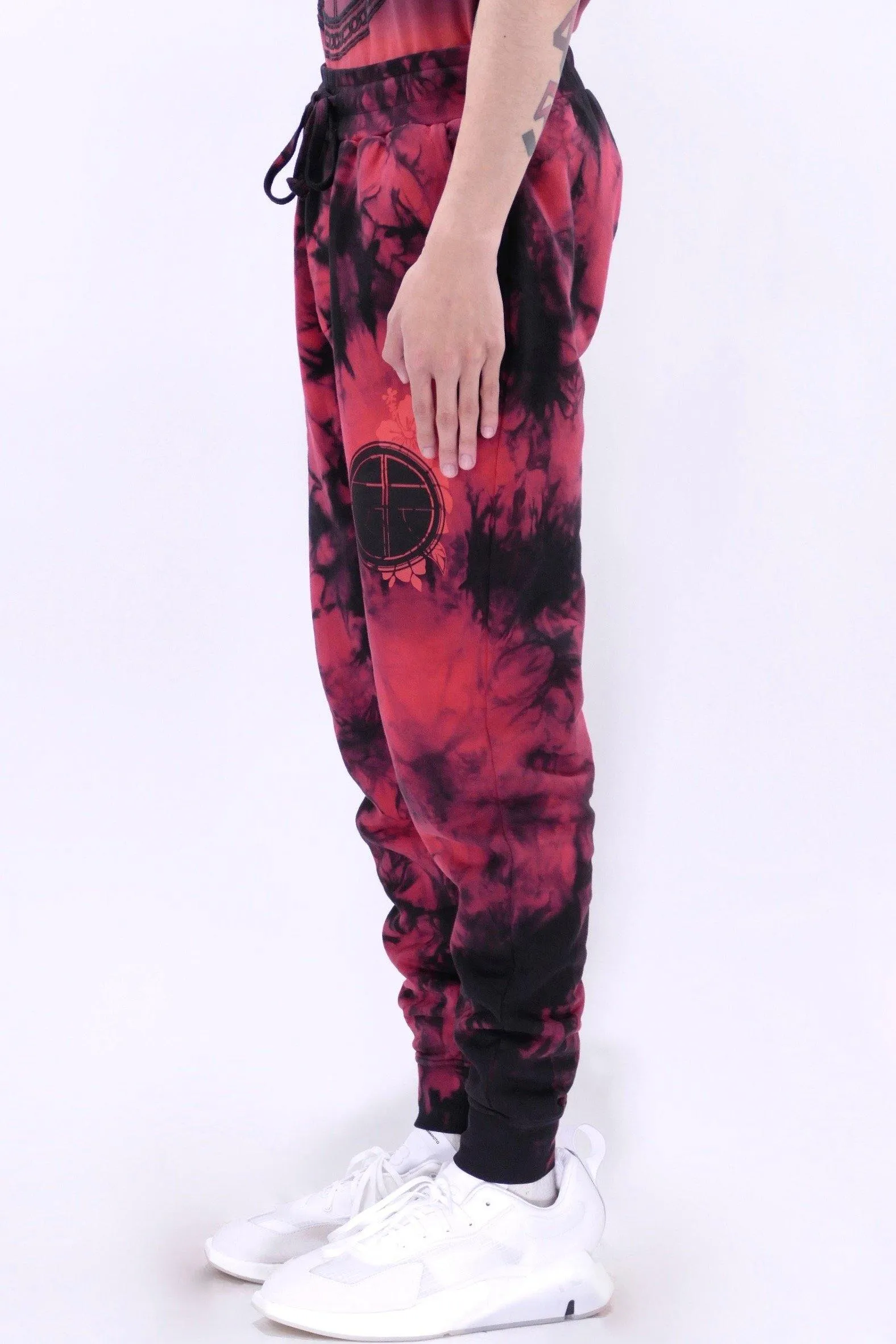 Astrid Andersen Tie Dye Joggers - Red