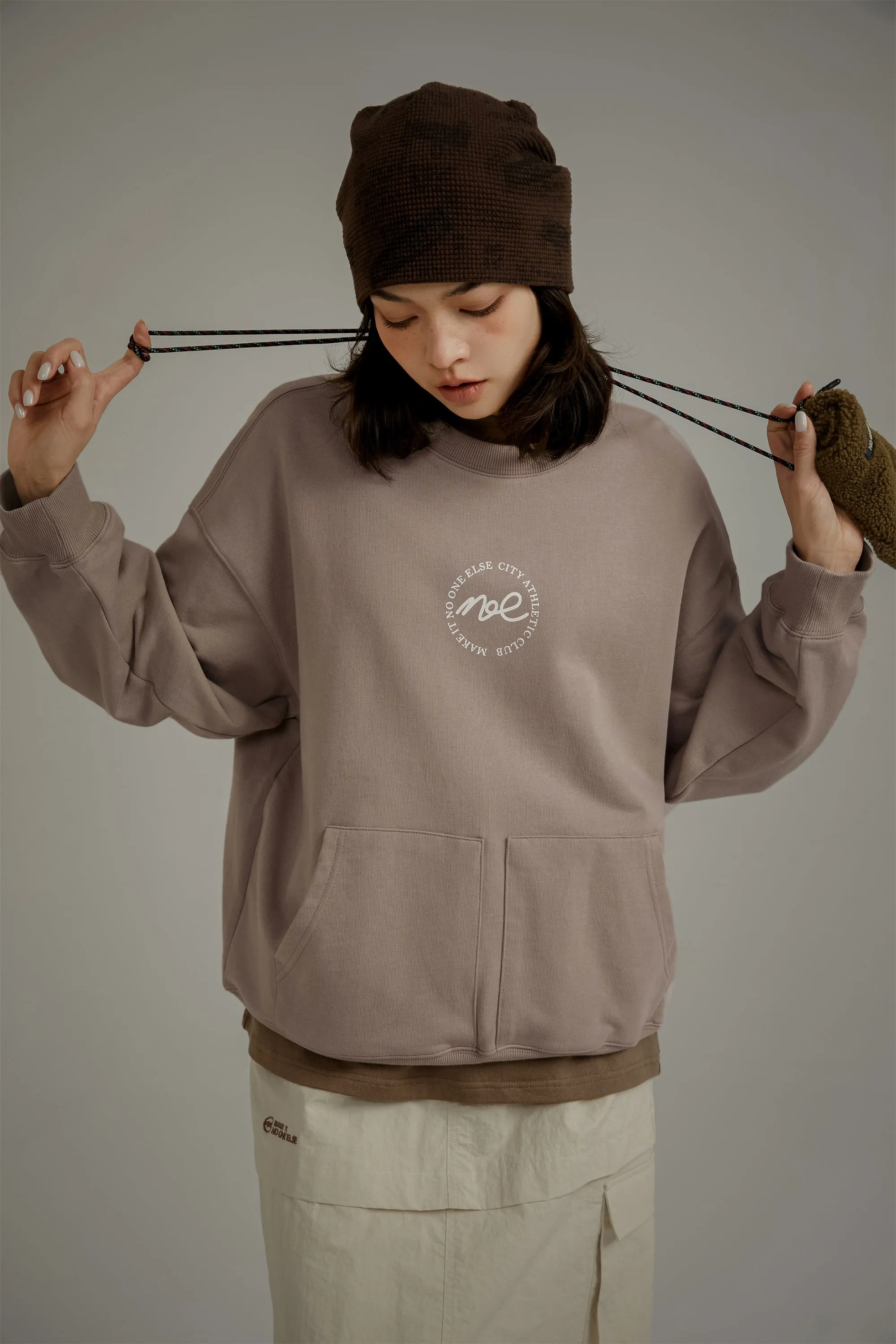 Athletic Club Pocket Loose Fit Sweatshirt