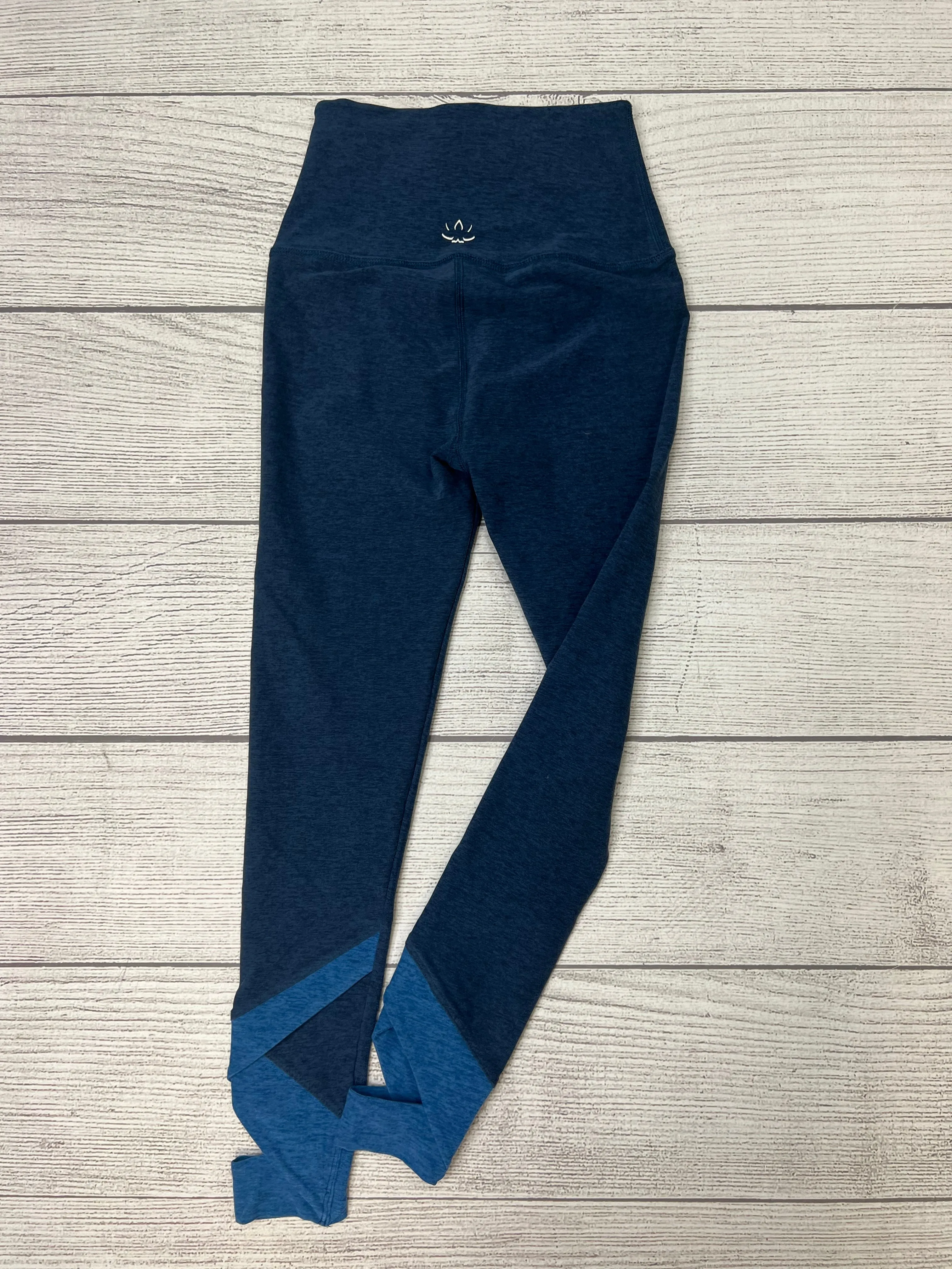 Athletic Leggings By Beyond Yoga In Navy, Size: S