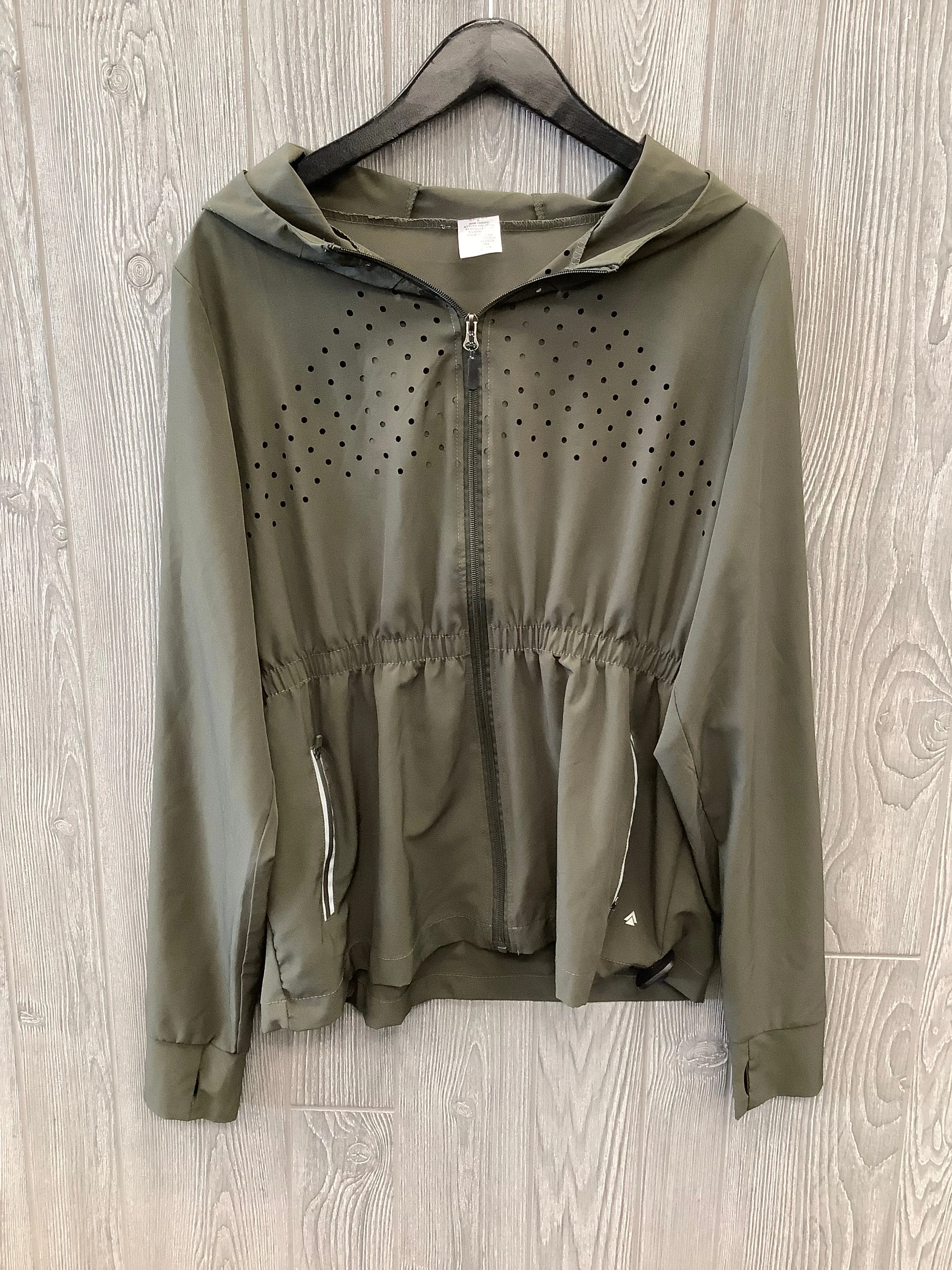 Athletic Top Long Sleeve Hoodie By Clothes Mentor  Size: L