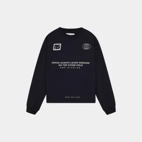 Away Navy Oversized Long Sleeve