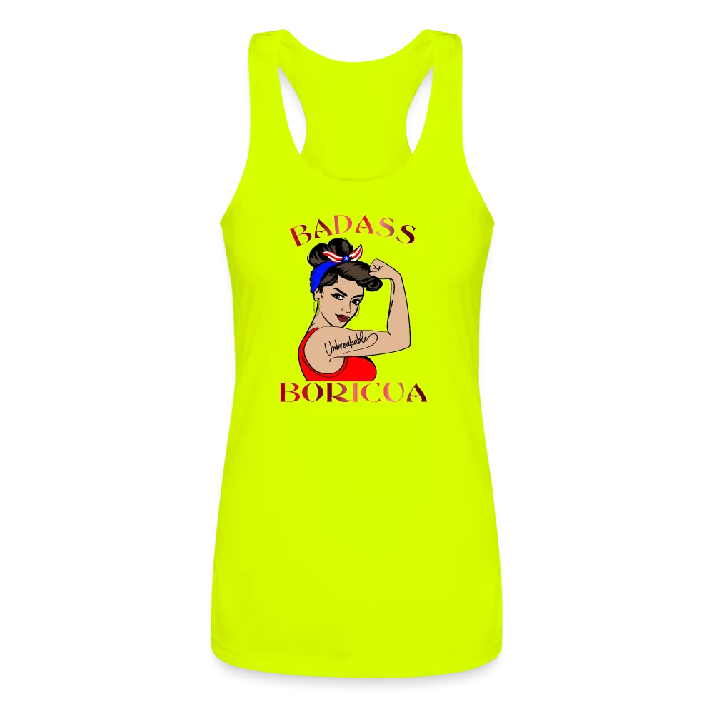 Badass Boricua Unbreakable Women’s Racerback Tank