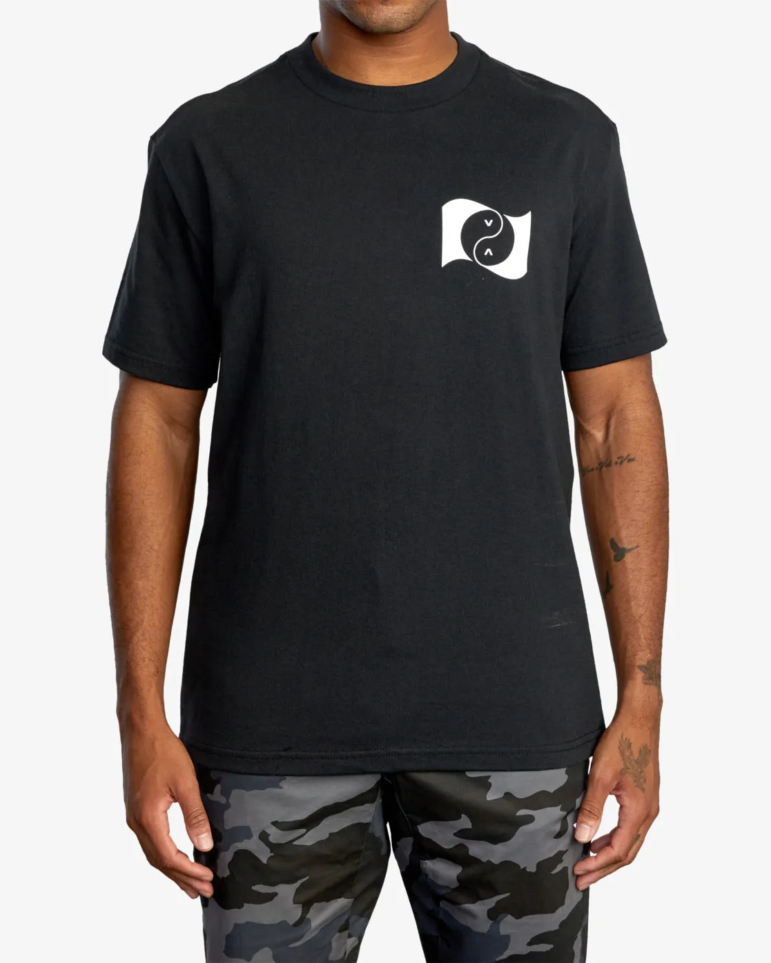 Balance Banner Tee - Black