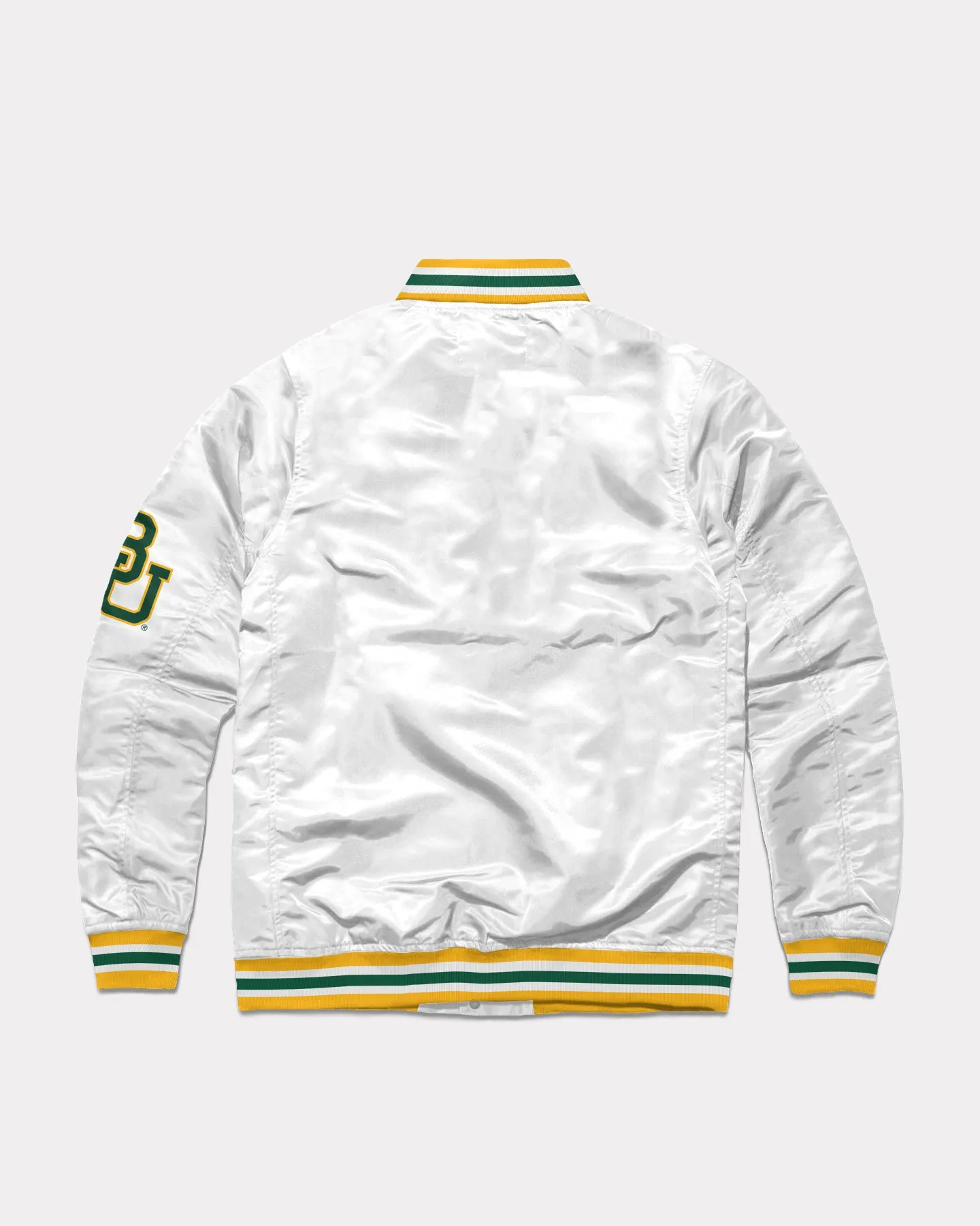 Baylor Bears White Varsity Jacket