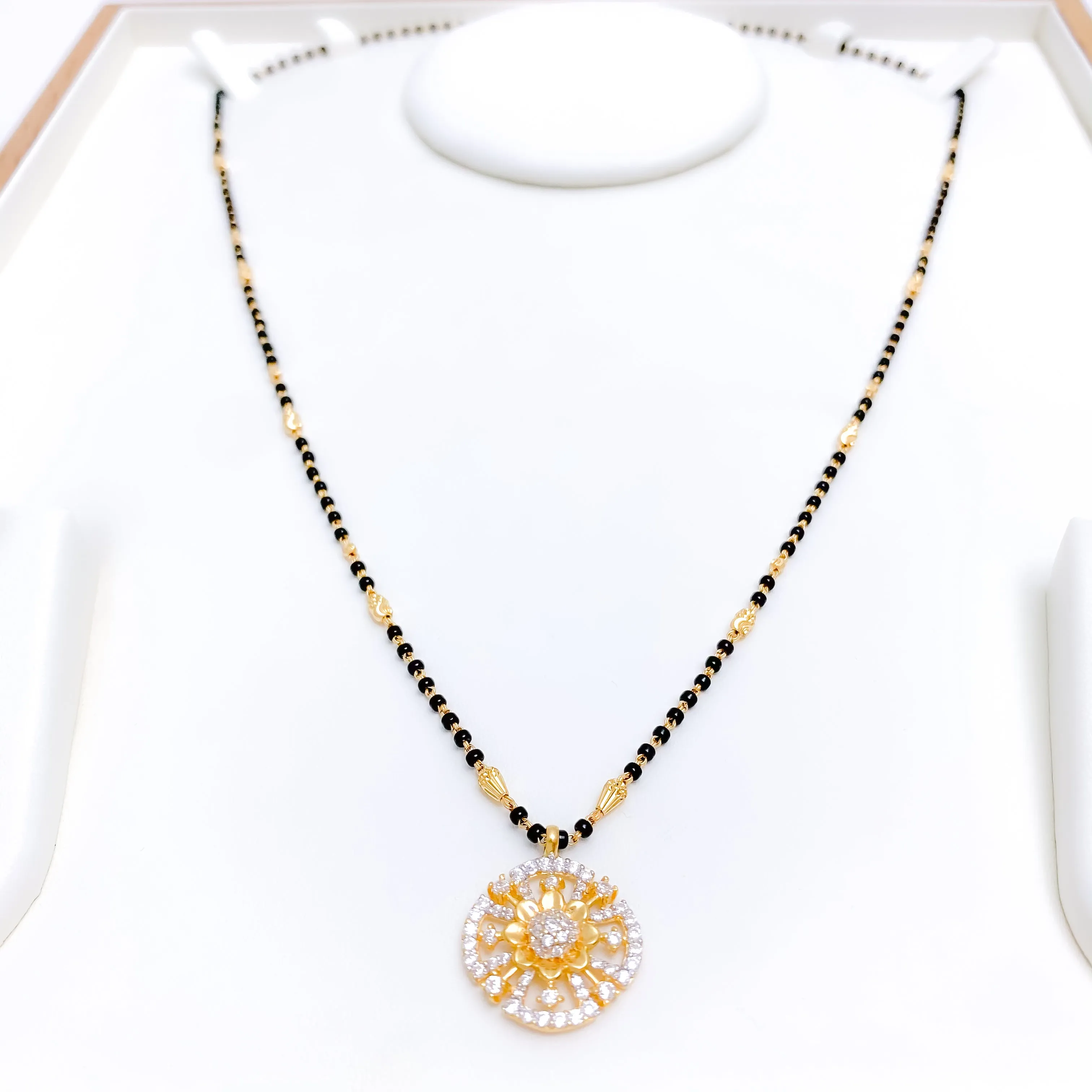 Beautiful Sunflower Mangalsutra