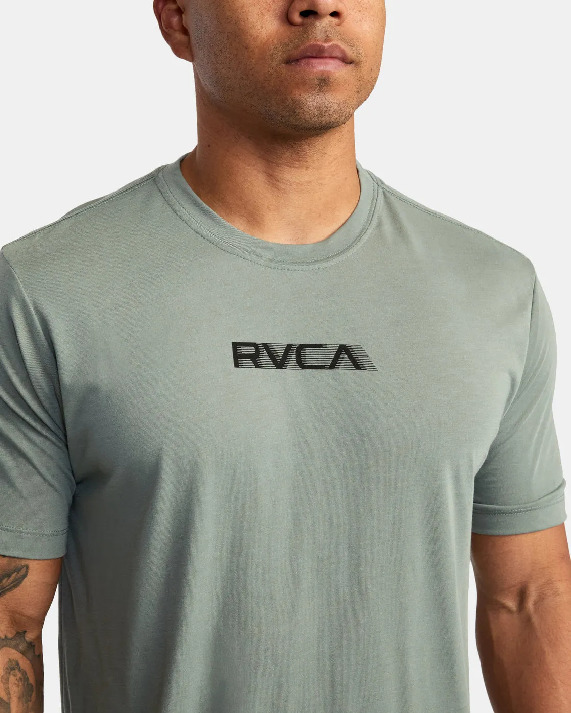 Big RVCA Speed Workout Shirt - Agave Green