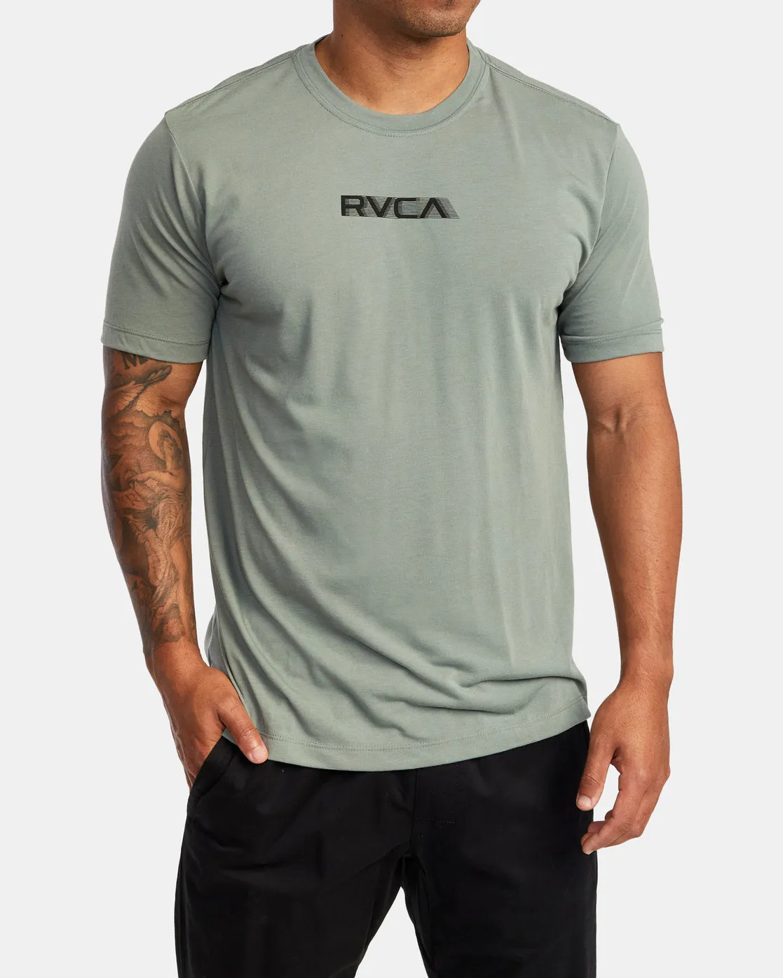 Big RVCA Speed Workout Shirt - Agave Green