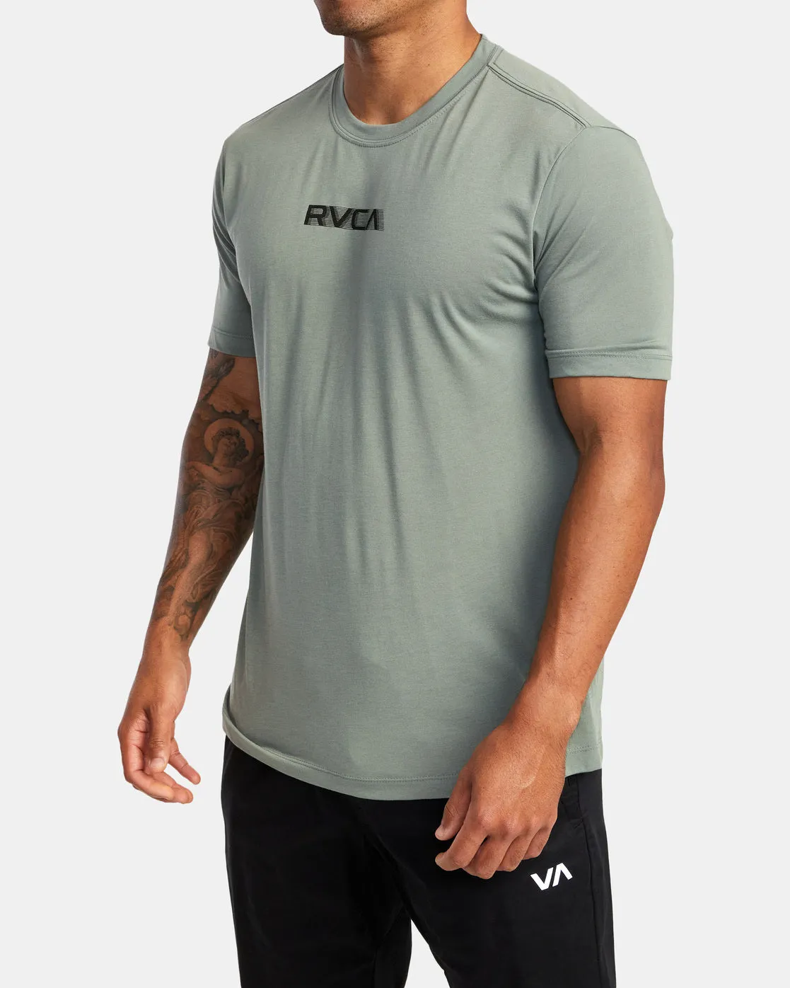 Big RVCA Speed Workout Shirt - Agave Green