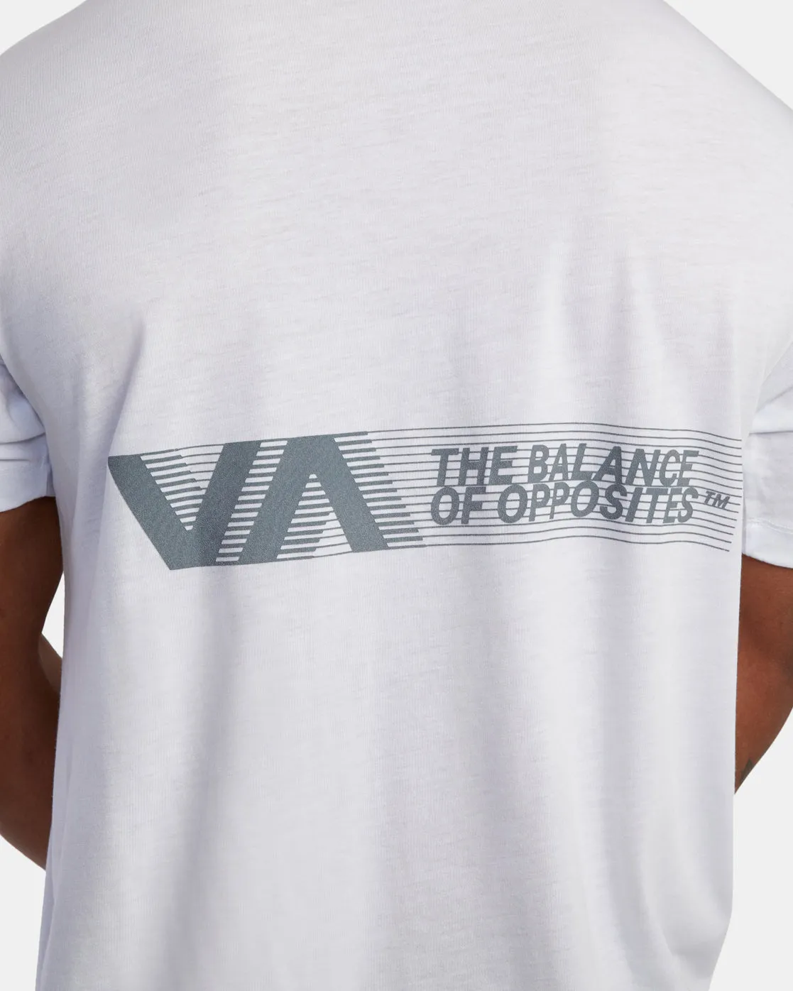 Big RVCA Speed Workout Shirt - White