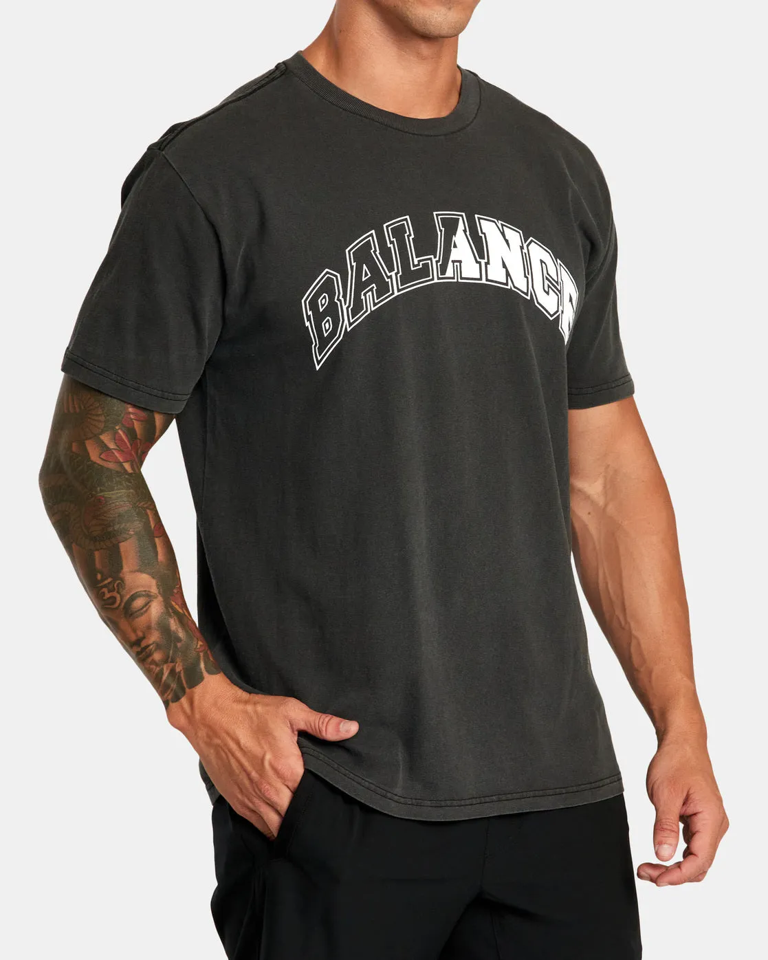 Big Split T-Shirt - Black