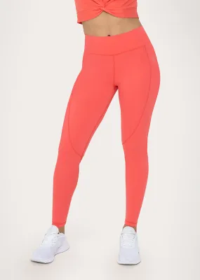 Birthday Scrunch Bum Legging Coral FINAL SALE