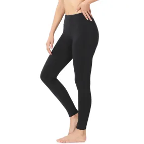 BLACK Tummy control shaping leggings (premium cotton)