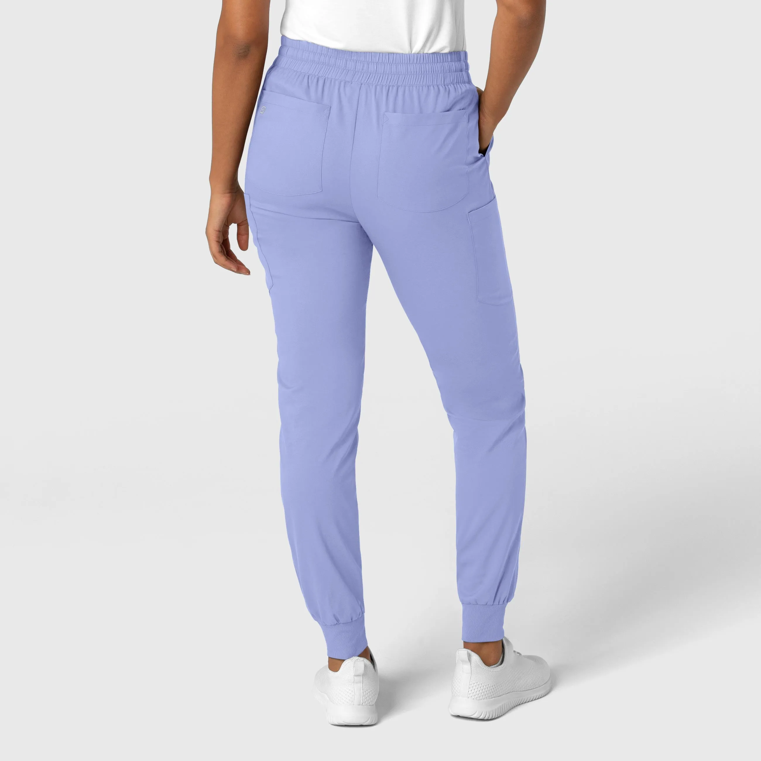 Boundless Women's Jogger Scrub Pant - Ceil Blue