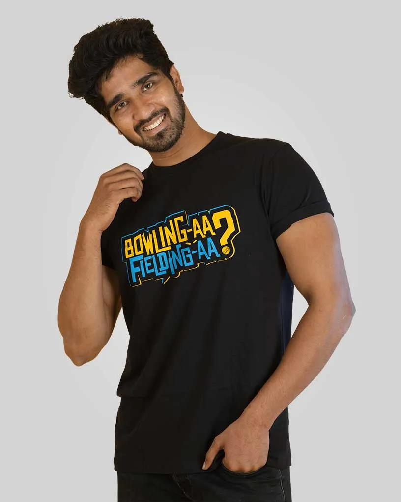 Bowling-aa Fielding-aa Official Chennai 600028-II T-Shirt