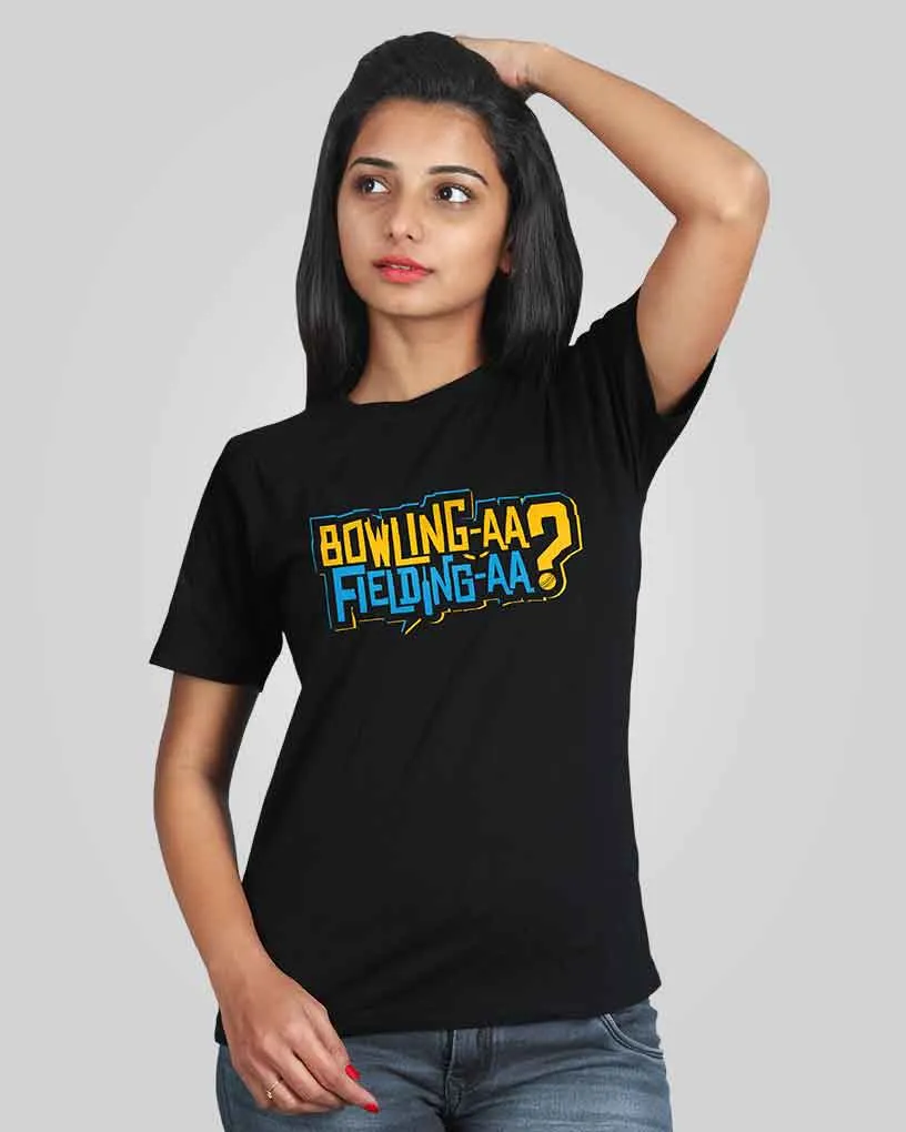 Bowling-aa Fielding-aa Official Chennai 600028-II T-Shirt