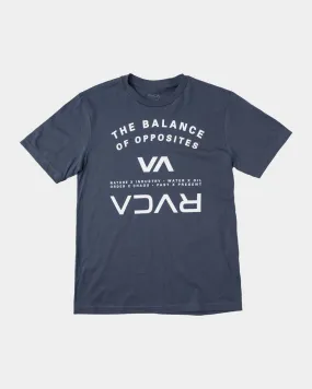 Boys Balance Arc Short Sleeve Tee - Dark Denim