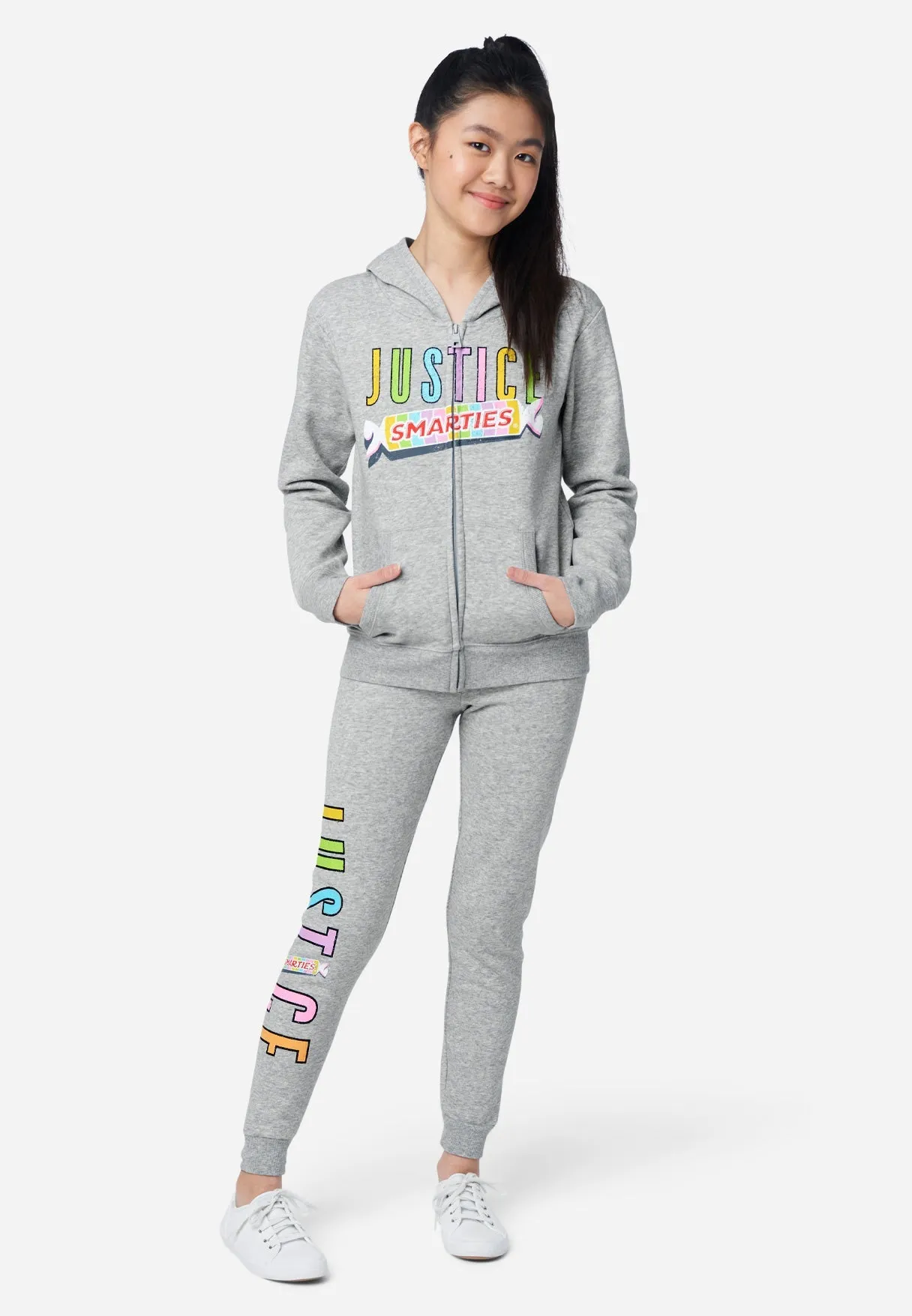 Candy Graphic Zip-Up Hoodie