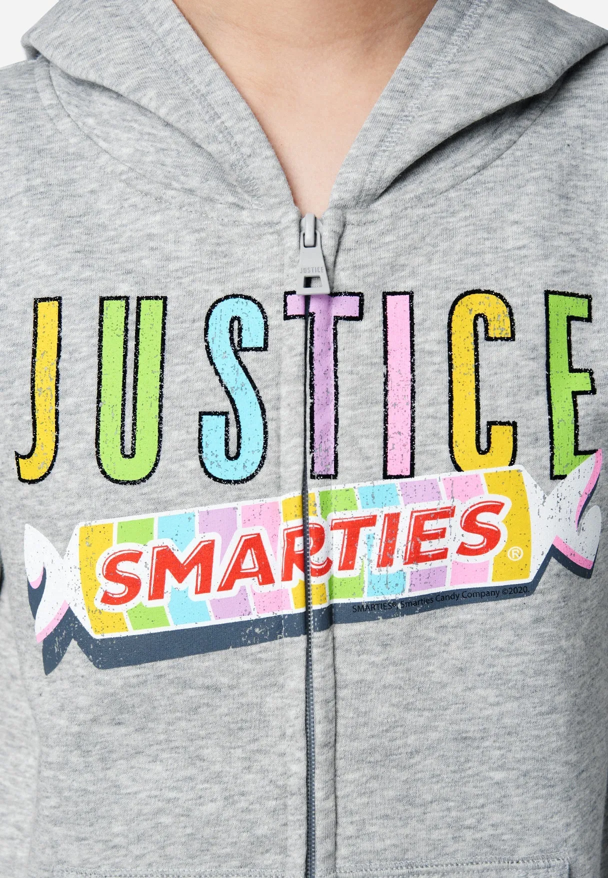 Candy Graphic Zip-Up Hoodie