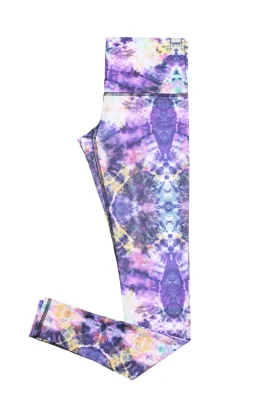 Charly Legging in Acid Cloud Print