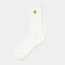 Chase Socks - White