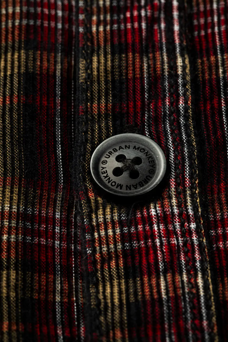 Check Corduroy Shirt 002 // regular fit