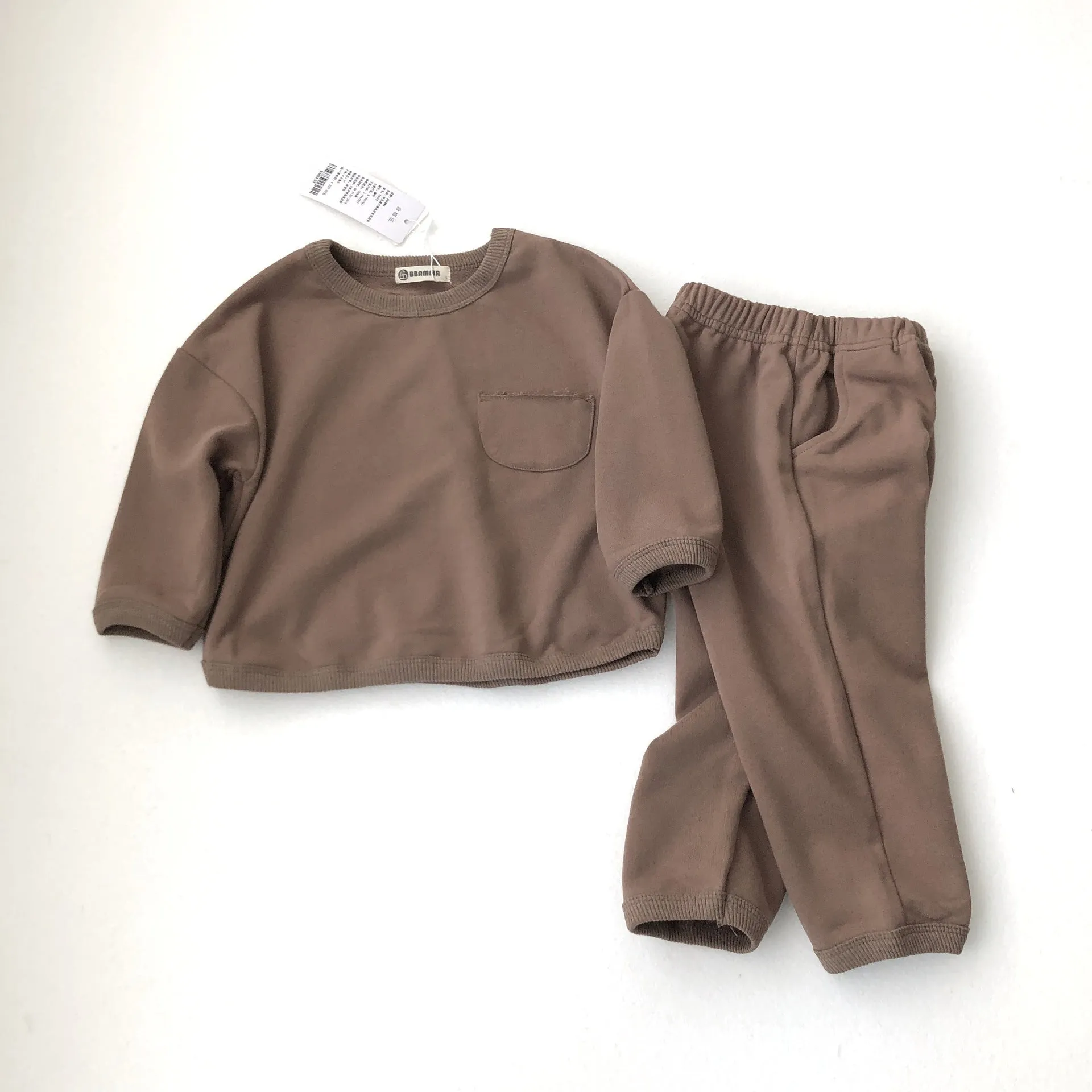 Children's Casual Cotton Sweater Suit Baby Sportswear